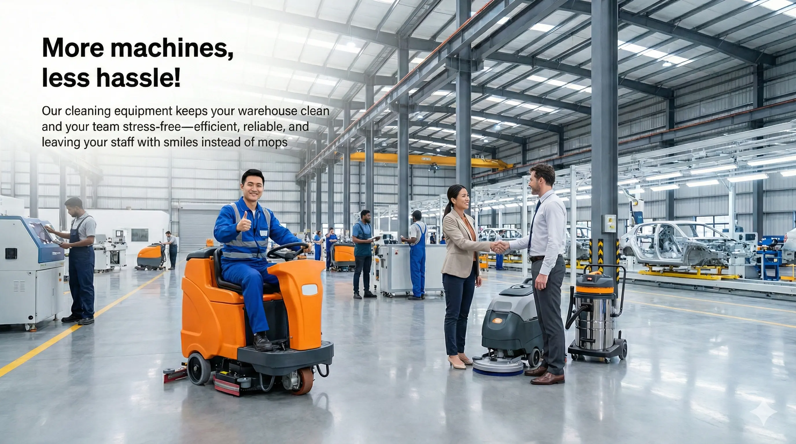 Industrial cleaning equipment (photo)